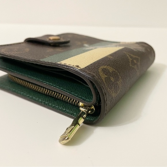 Louis Vuitton Groom Compact Snap Zip Wallet Bellboy Monogram Flaws - Picture 7 of 16
